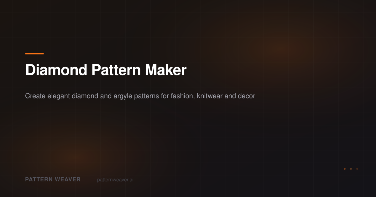 Diamond Pattern Maker — Create Seamless Argyle and Rhombus Designs ...