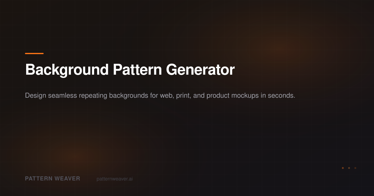 Background Pattern Generator | Pattern Weaver