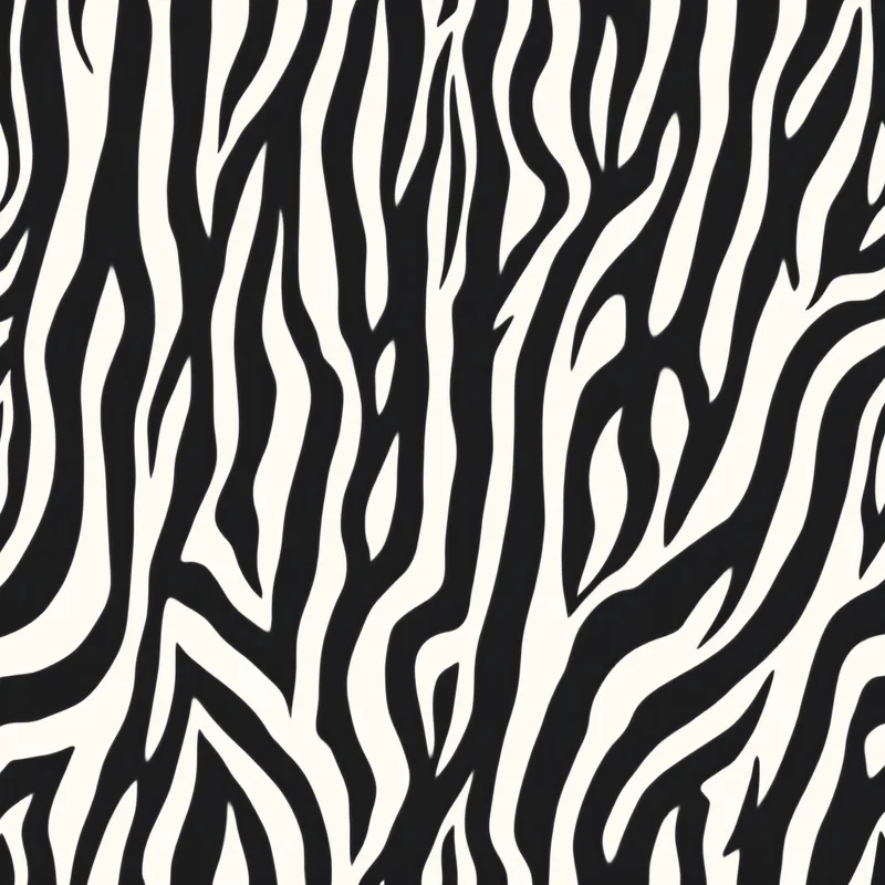 Seamless animal zebra mono pattern tile