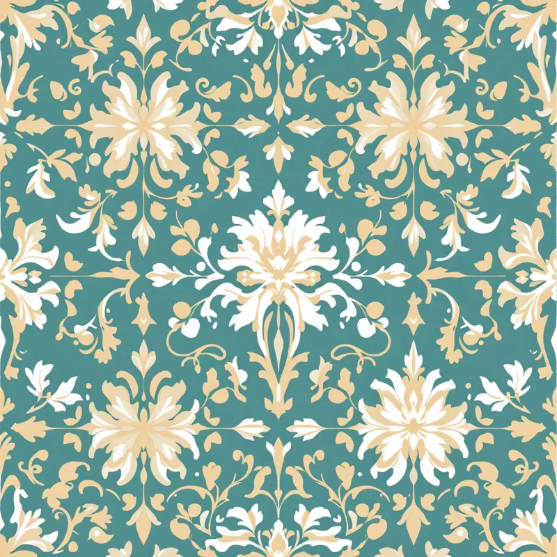 Seamless cultural chinoiserie blue pattern tile