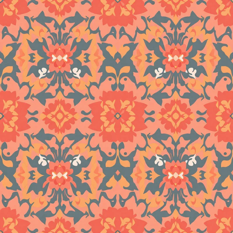 Boho Pattern Design Guide: Bohemian Motifs, Palettes & Products - seamless pattern design example 2