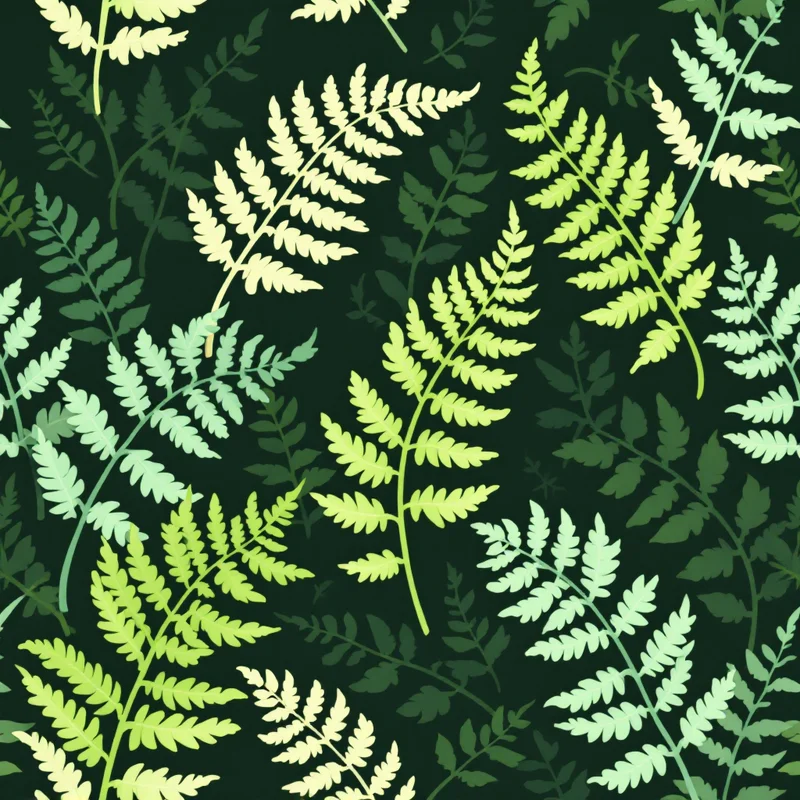 Fern Frond free seamless pattern tile