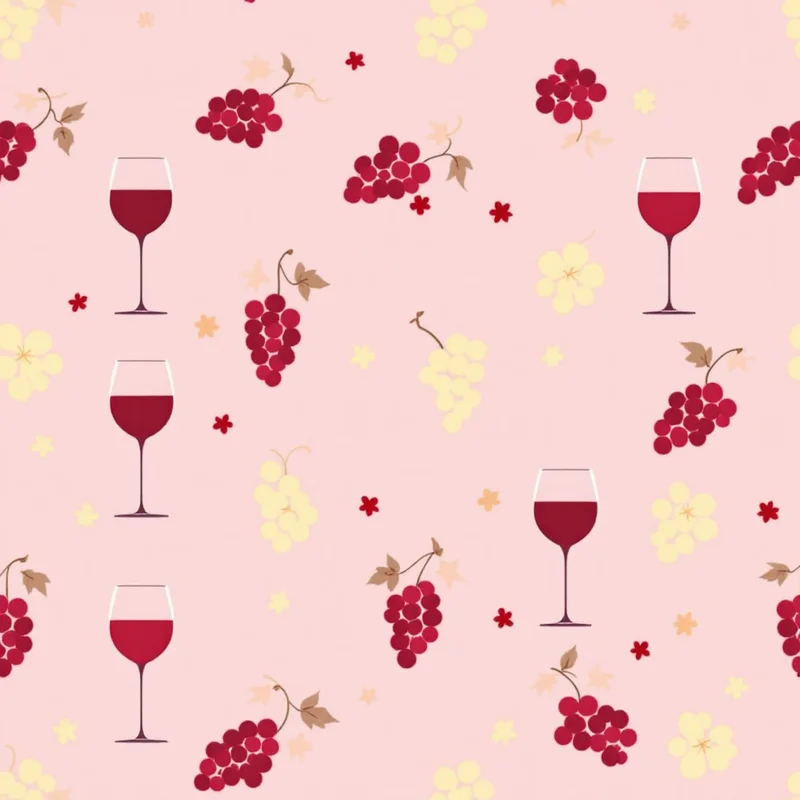Seamless food wine burgundy pattern tile