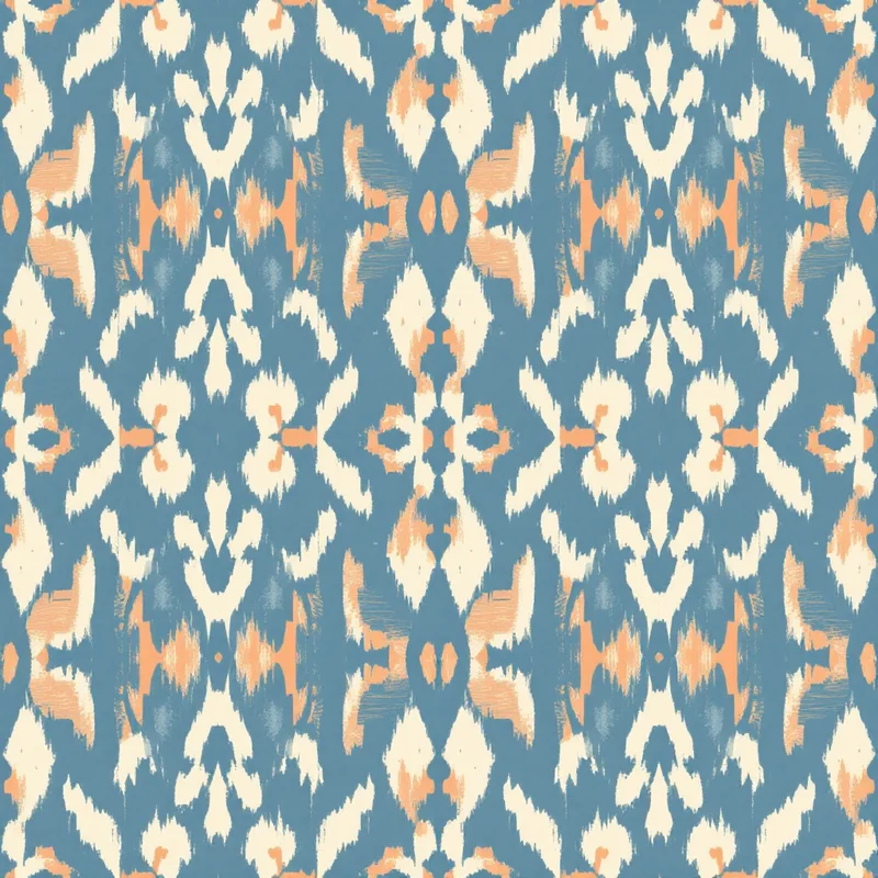 Ikat free seamless pattern tile
