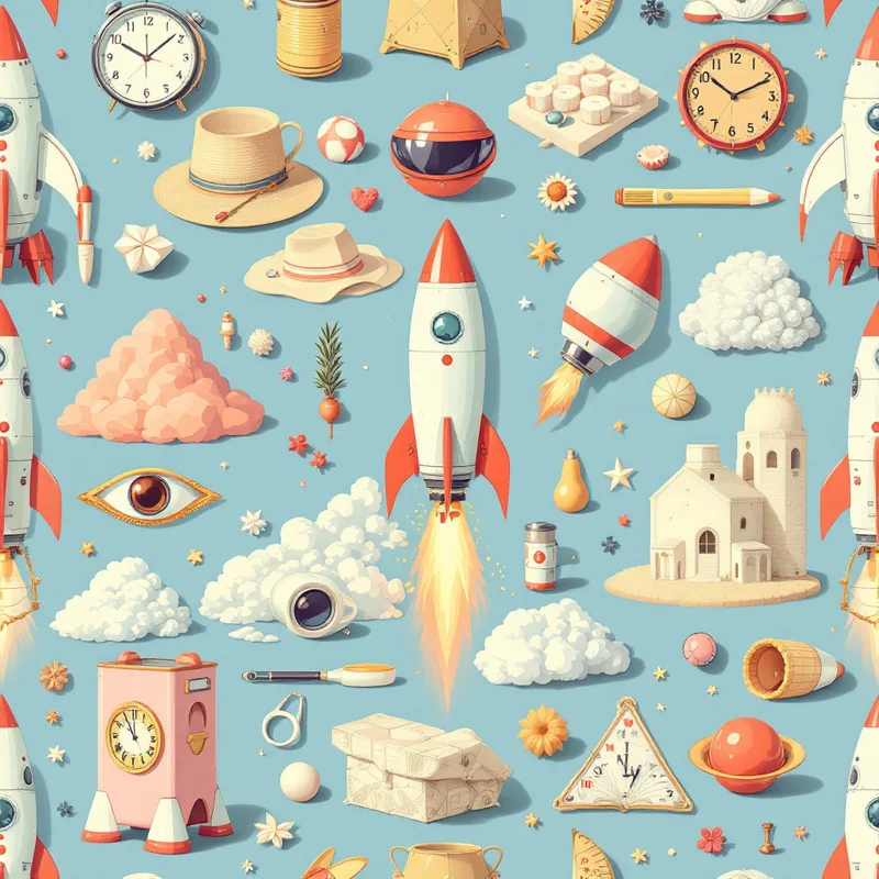 Kawaii Pattern Design Guide: Cute Japanese-Inspired Surface Design - seamless pattern design example 2