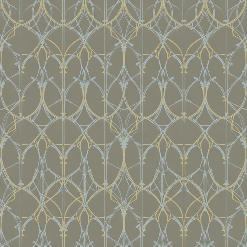 Seamless minimalist arch terracotta pattern tile