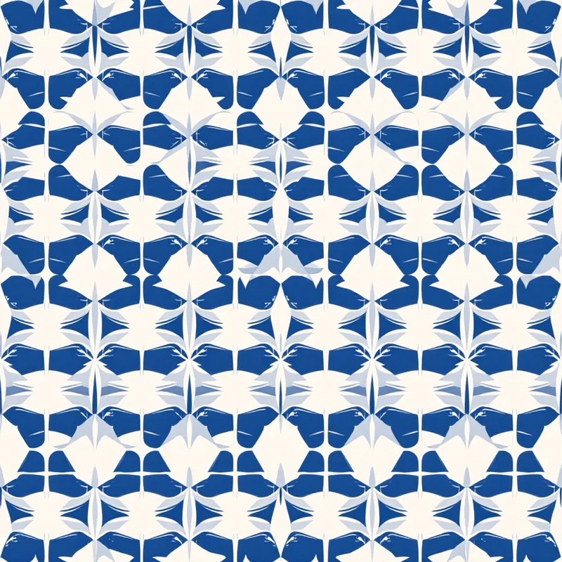 Seamless minimalist line indigo pattern tile