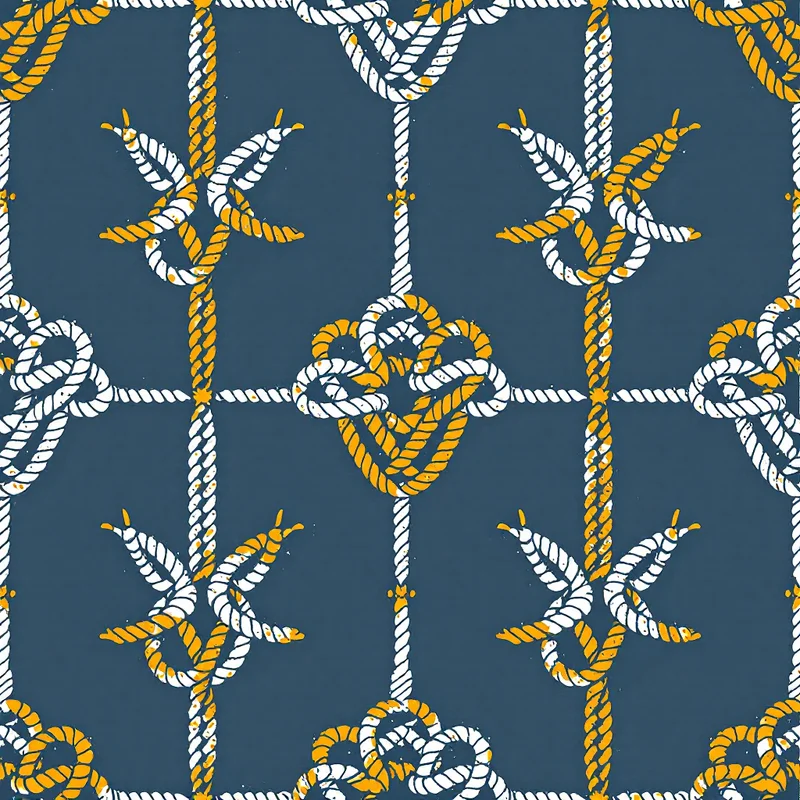 Seamless nautical rope tan pattern tile