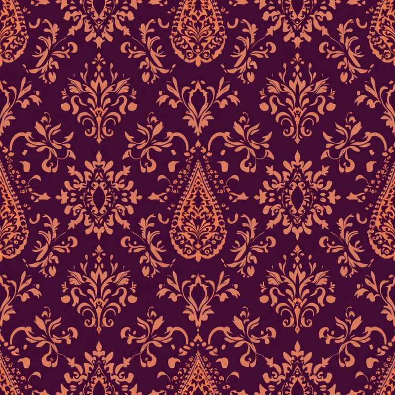 Jewel Paisley free seamless pattern tile