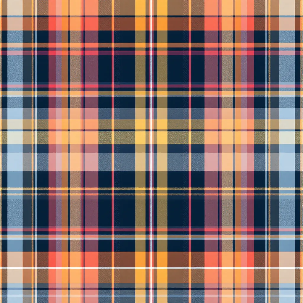 Seamless plaid tartan autumn pattern tile