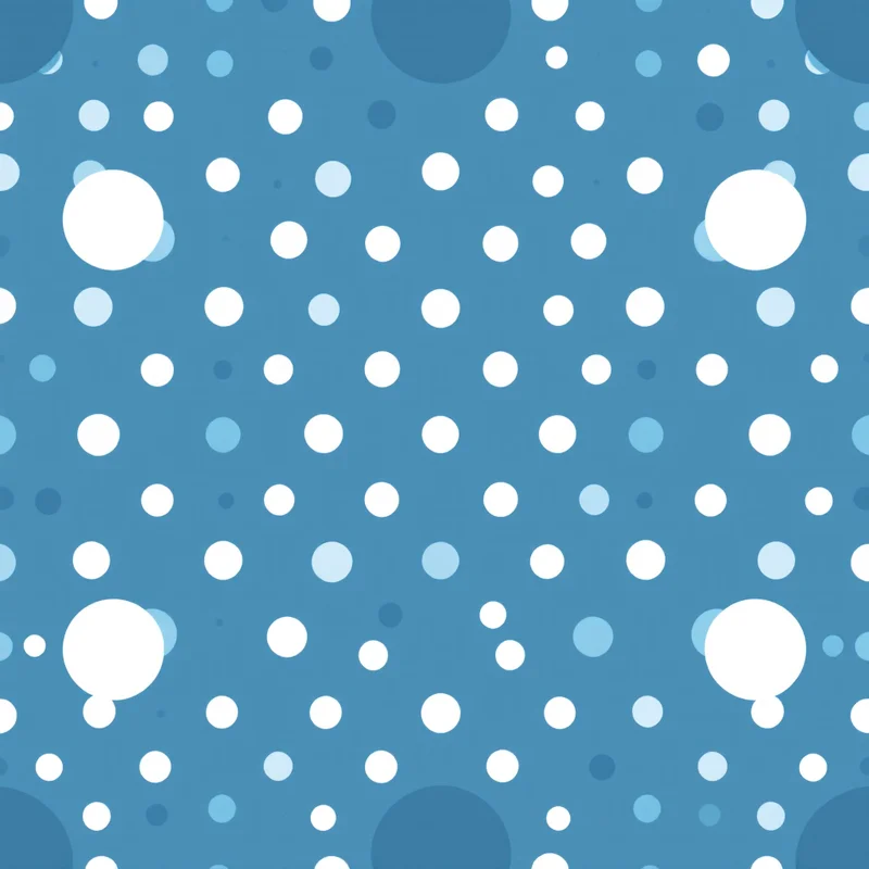 Seamless polka dot navy white pattern tile