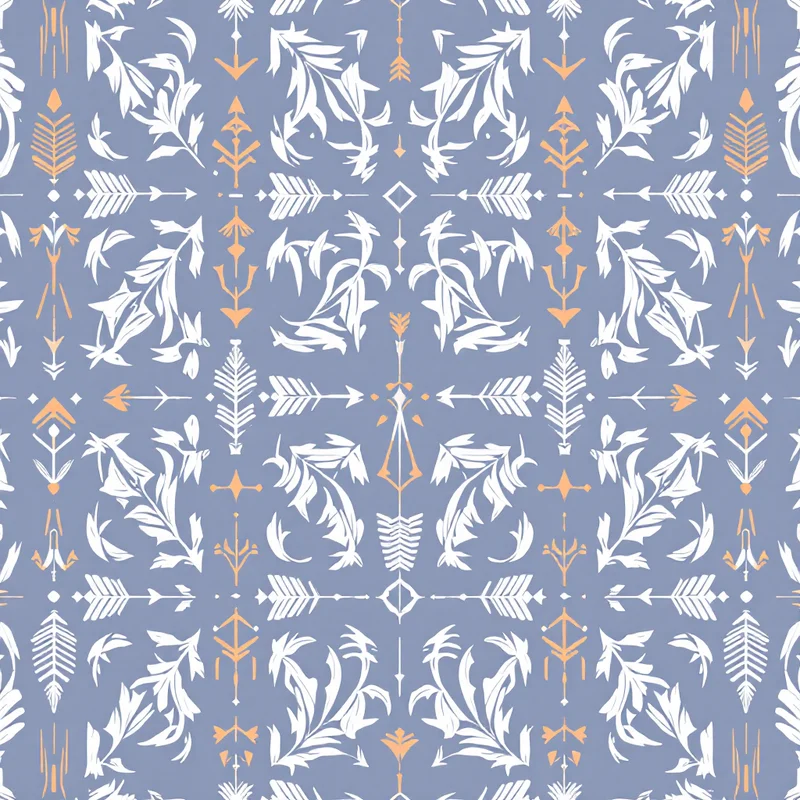 Seamless romantic bow lavender pattern tile