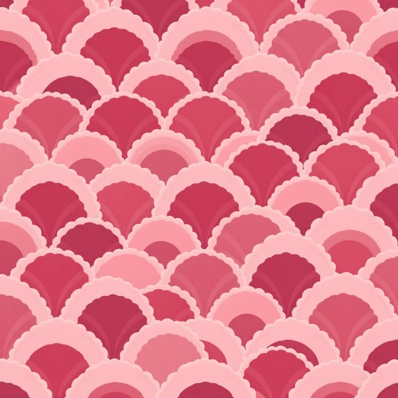 Scallop Shell free seamless pattern tile