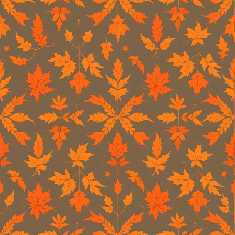 Fall Pattern Trends 2026: Autumn Palettes, Motifs & Design Directions - seamless pattern design example 1
