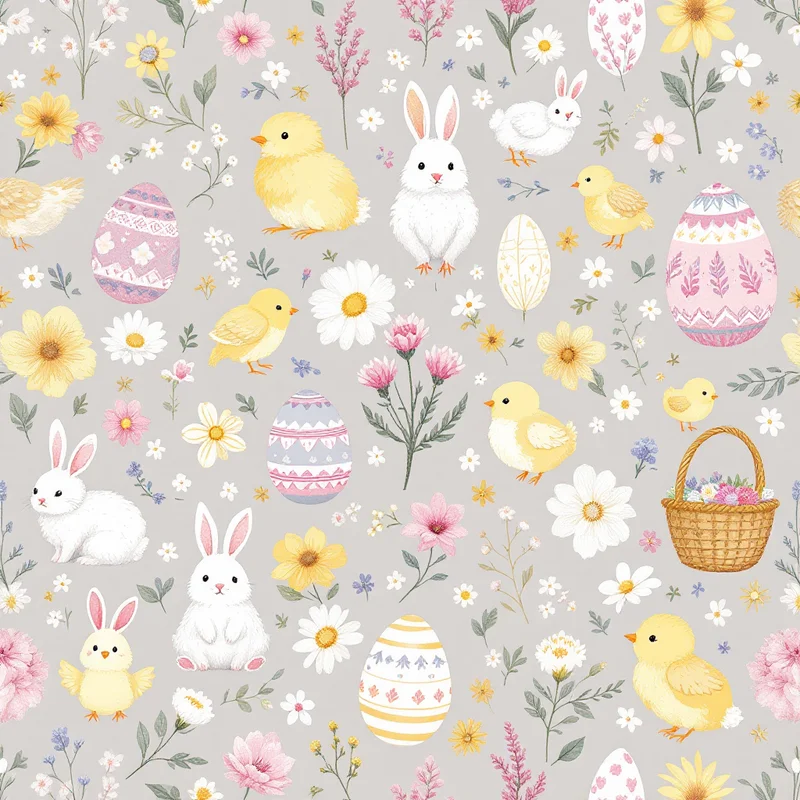 Easter Pattern Ideas: Spring Florals, Pastels and Festive Designs for Products - pattern design article