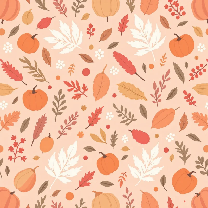 Fall Pattern Trends 2026: Autumn Palettes, Motifs & Design Directions - seamless pattern design example 2