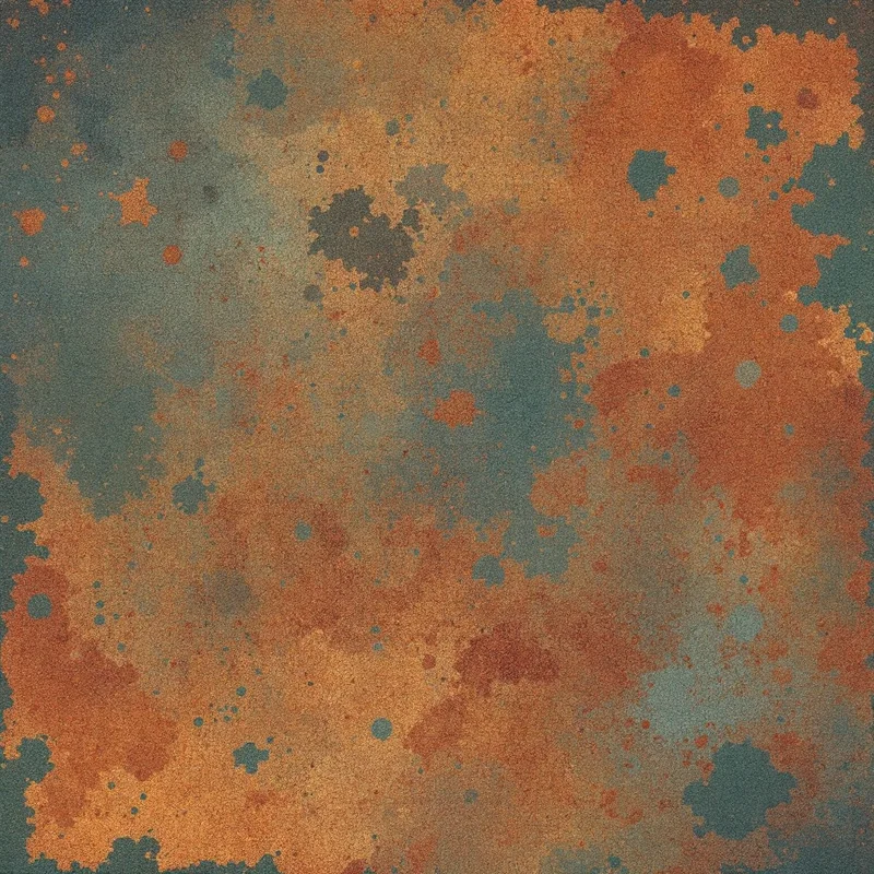Seamless surface patina green pattern tile