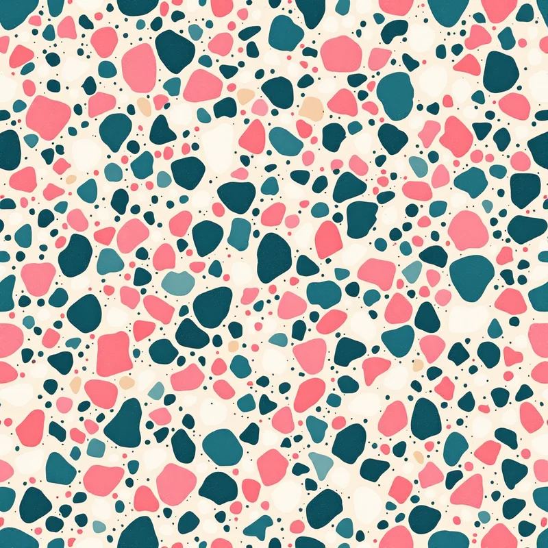 Pastel Terrazzo free seamless pattern tile