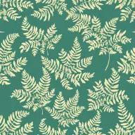 Seamless botanical fern green pattern tile