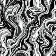 Seamless marble swirl monochrome pattern tile