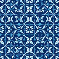Seamless moroccan tile blue pattern tile
