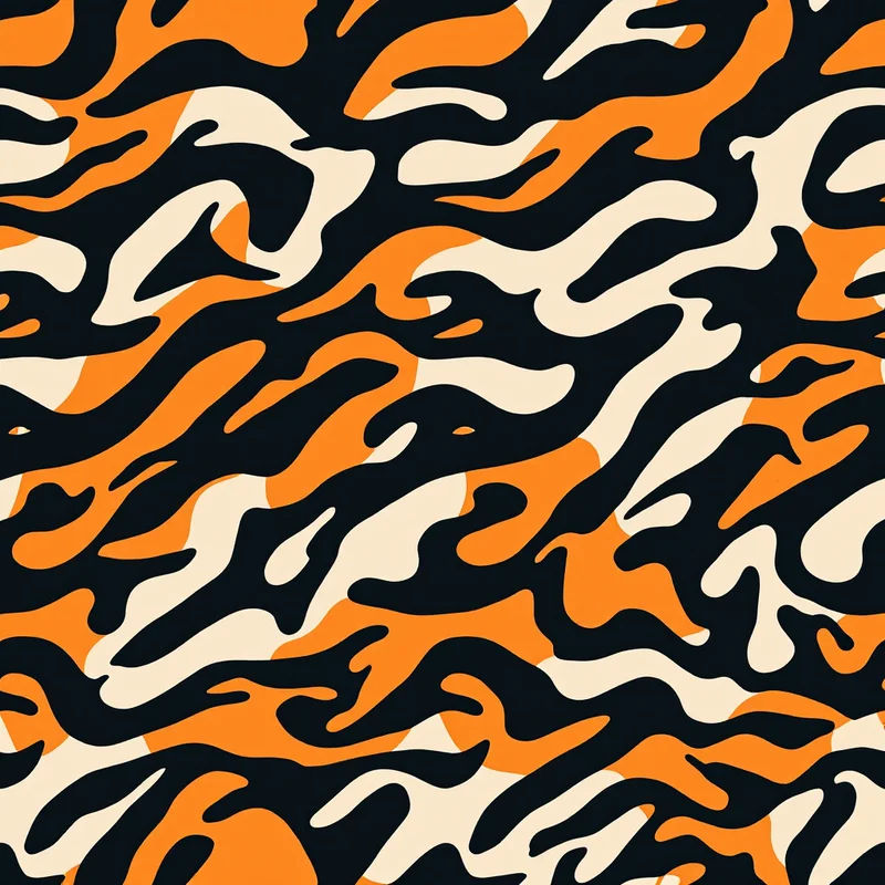 Tiger Stripe free seamless pattern tile