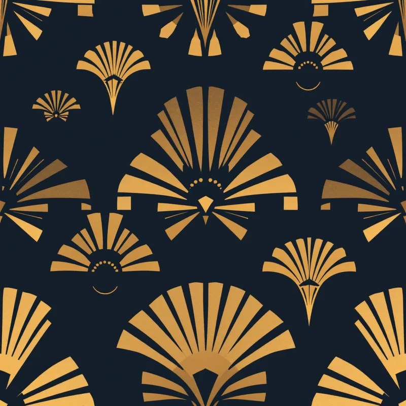 Art Deco Pattern Design: Geometry Meets Glamour - seamless pattern design example 1