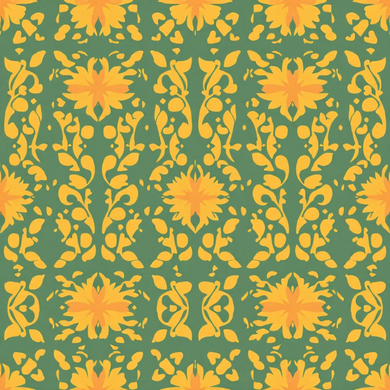 Retro 70s Pattern Revival: Psychedelic, Groovy & Earth-Tone Design - seamless pattern design example 1