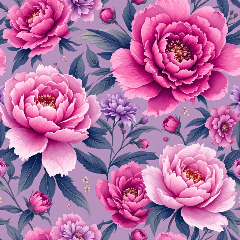 Gouache Pattern Design: Matte, Opaque & Picture-Book Aesthetic - seamless pattern design example 2